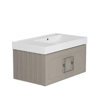 Тумба под раковину La Fenice Cubo FNC-01-CUB-C-80 бежевая 80 см